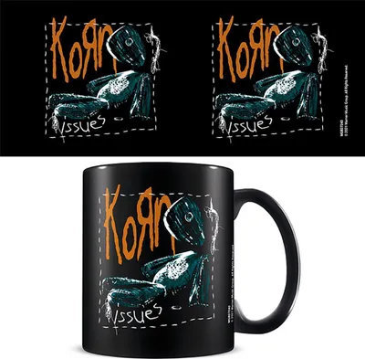 Immagine prodotto di Korn - Tazza da caffè "Issues" PM9091 (Taglia unica) (nero/arancio/verde)
