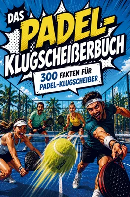 Produktbild von Das Padel-Klugscheißerbuch | 300 Fakten unnützes Wissen für Padel-Klugscheißer