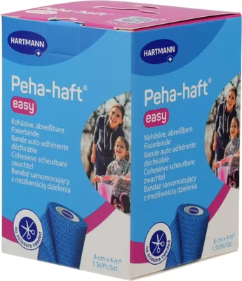 Image de Bande de fixation Peha-Haft easy 8 cmx4 m bleu 1 pc
