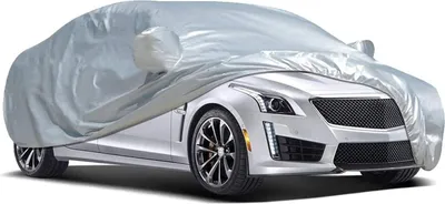 Obrázek produktu pro Acouto Car Cover Weatherproof Sun Folding Silver for Sedans L Car Coveredan CoverCar Covers (M)