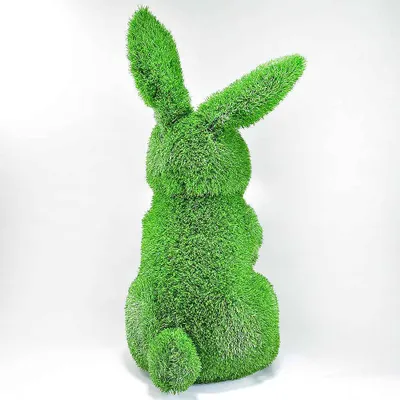 Image de AniPlants, Figurine d'herbe, "Lapin" debout, Décoration de jardin, 85cm