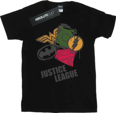 Produktbild von DC Comics - "Justice League" T-Shirt für Herren BI31570 (XXL) (Schwarz)
