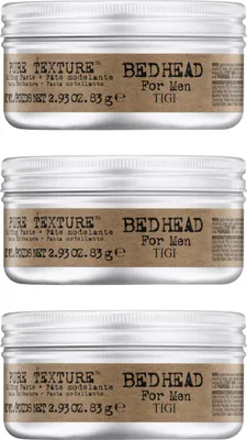 Produktbild von Bed Head For Men Pure Texture Molding Paste 3x83 g