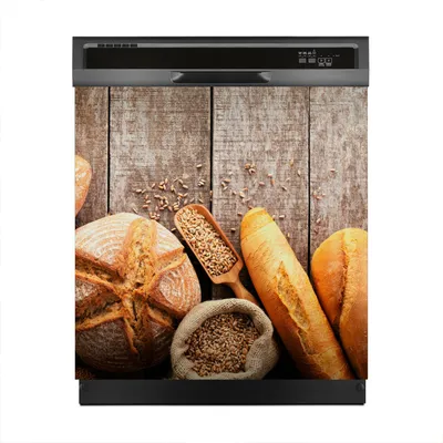 Produktbild von Aufkleber sticker 60x60 cm Dekorative folie Spülmaschine - gebackenes Brot