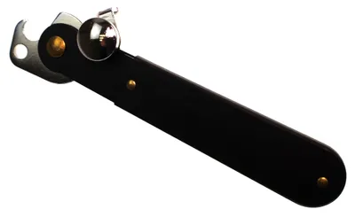 Produktbild von FACKELMANN 01012 Hebeldosenöffner | 150mm | Komfort-Griff | silber/schwarz