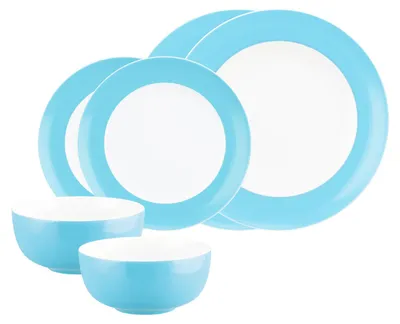 Produktbild von Seltmann Weiden Liberty Pure Colors Basic-Set 6-teilig - Lagoon Blue