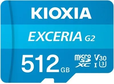 Obrázek produktu pro KIOXIA Kioxia LMEX2L512GG2 paměťová karta 512 GB MicroSDHC UHS-III Class 10