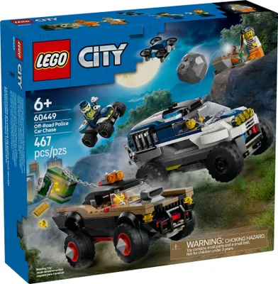 Produktbild von LEGO® City 60449 Verfolgungsjagd im Polizeigeländewagen, seltenes Set