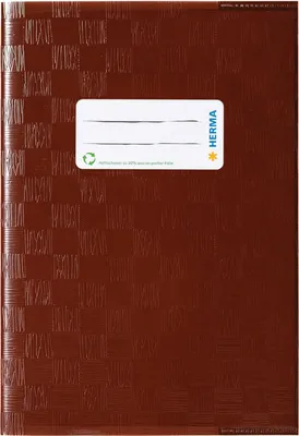 Image de HERMA - Housse pour carnet PP A5, marron foncé, 21,3 x 30,5 cm