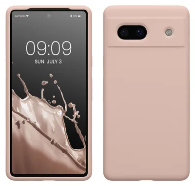 Produktbild von kwmobile Handyhülle für Google Pixel 7a Hülle, für Pixel 7a Case - Hülle Silikon - kabelloses Laden - Coconut Swirl