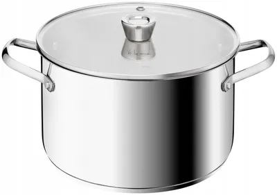 Image de Kochtopf Tefal Emotion+ E3366455, en acier inoxydable, 9,6 litres, compatible induction