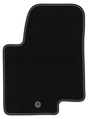 Productafbeelding van Velours bestuurdersmat voor Kia Soul I 2009-2013 (crossover) – zwart, op maat – Wielganizator BASIC