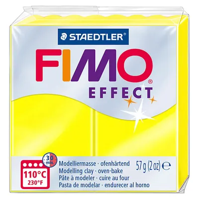 Image de FIMO Mod.masse Fimo effet néon gelb