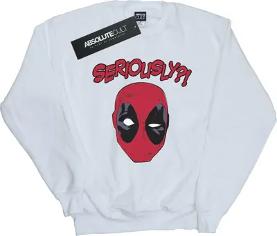 Produktbild von Marvel - "Seriously" Sweatshirt für Herren BI20904 (S) (Weiß)