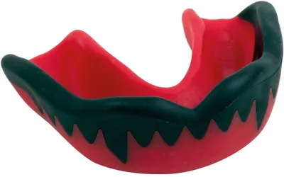 Image de Protège-dents Gilbert Viper, rouge et noir, pour adultes, boîte de 10, pour le rugby