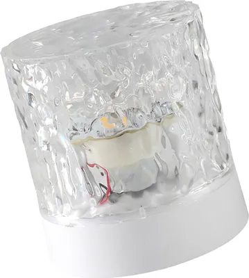 Obrázek produktu pro Noční světlo Water Ripple 360 stupňů Dynamická romantická LED atmosféra Stolní lampa pro obývací pokoj Ložnice Homochromy Zapojeno a neotáčí se