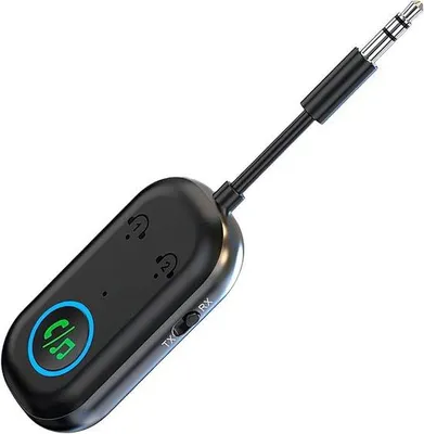 Zdjęcie produktu dla Adapter Bluetooth 5.3, odbiornik i nadajnik Bluetooth 2 w 1, do telewizora, smartfona, tabletu i systemu audio
