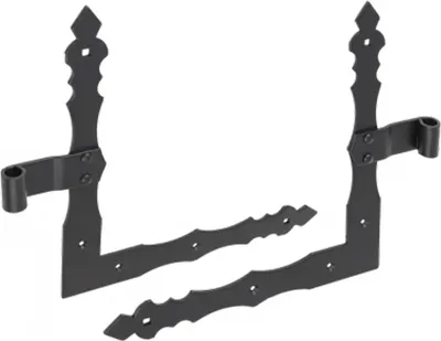 Produktbild von DMX - Winkelband Fensterladen Torband Scharniere schwarz - ZNO