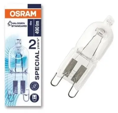 Obrázek produktu pro Osram HALOPIN OVEN 40 W 230 V G9, 40 W, T13, Teplá bílá, 100, Stmívatelné