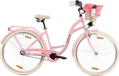 Obrázok produktu pre Dámsky mestský bicykel Goetze Style 28" – 3 rýchlosti Nexus, oceľový rám 18", LED osvetlenie, košík