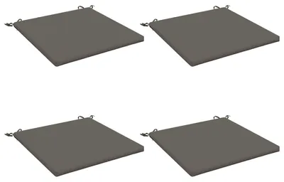 Productafbeelding van Zitkussens SOEST 4 st 100% Polyester Grijs 70 x 70 x 3 cm
