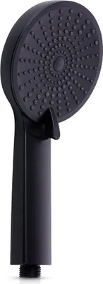 Obrázek produktu pro Černá sprchová rukojeť se 3 typy trysek, průměr 11 cm