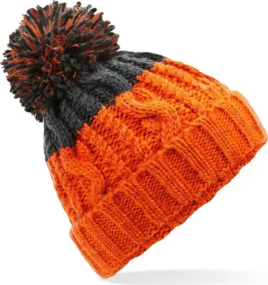 Image de Beechfield - Casquette unie homme/femme Apres BC4708 (Taille unique) (Orange/Gris anthracite foncé)