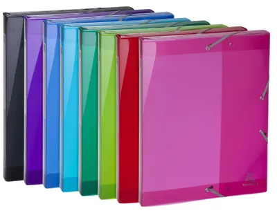 Produktbild von Exacompta 59670E Archivbox 25mm DIN A4 Iderama PP 700µ verschiedene Farben