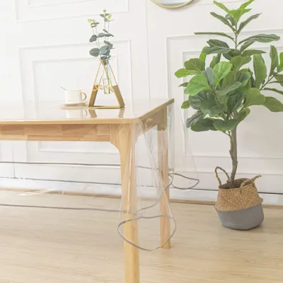 Produktbild von Rechteckige transparente Tischdecke