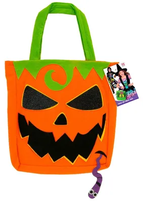 Produktbild von Halloween Betteltasche "Kürbis" | Orange - Süßes oder Saures