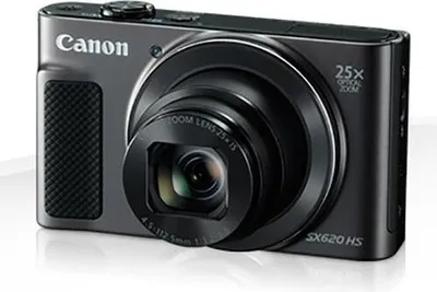 Produktbild von Canon PowerShot SX620 HS, 20,2 MP, 5184 x 3888 Pixel, CMOS, 25x, Full HD, Schwarz
