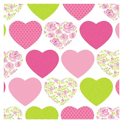 Immagine prodotto di Papstar Tovaglioli a cuore 25 x 25 cm 20 pezzi 84741