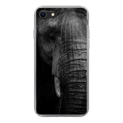 Produktbild von MuchoWow® Handyhülle Schutzhülle Hülle für iPhone SE 2022 Elefant - Tier - Porträt Silikon Softcase Handy Hülle - Schutzhülle