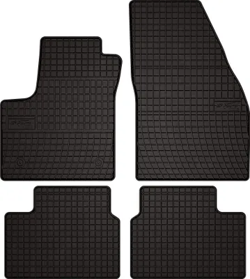 Produktbild von Gummifußmatten passend für Opel Meriva B (Minivan, Bj. 2010-2017) –  schwarz, passgenau, mit Befestigungen set 4 Stk. - Gummi-Automatten