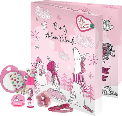 Produktbild von Sweet Princess Unicorn for Kids - Beauty-Advenstkalender inkl. Haaraccessoires für alle Einhorn-Fans