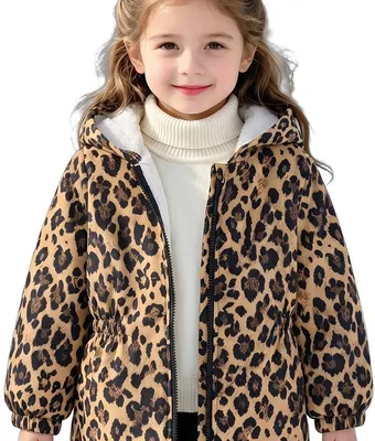 Productafbeelding van Currero Winterjas Meisjes Luipaardprint 2-3Y