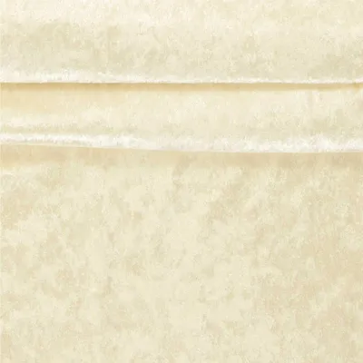 Samt-Stoff ab 0,5m Velvet Dekostoff Kostümstoff Panné Samt glänzend creme