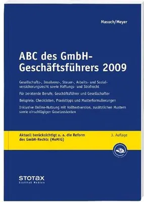 Produktbild von ABC des GmbH-Geschäftführers 2009