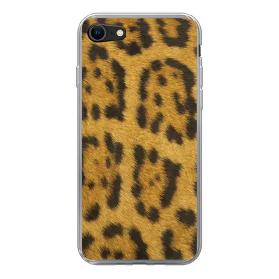 Produktbild von MuchoWow® Handyhülle Schutzhülle Hülle für iPhone 8 Leopardenfell Silikon Softcase Handy Hülle - Schutzhaube