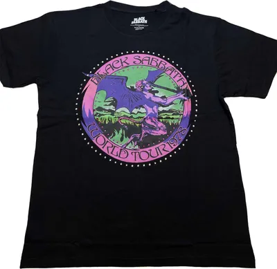 Immagine prodotto di Black Sabbath - Maglietta "Tour'78" per uomo/donna Unisex RO4886 (XXL) (Nero)