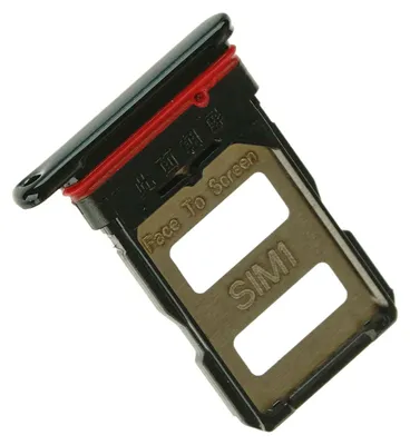 Produktbild von Xiaomi Poco F3 Sim Karten Halter Tray Fach (Night Black), Schwarz