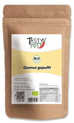 Produktbild von Tasty Pott  Quinoa gepufft - ab 600g Beutel