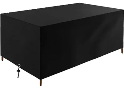 Produktbild von Gartenmöbelabdeckung, rechteckige Gartentischabdeckung, 180 x 110 x 70 cm (L x B x H), robuste Schutzhülle für Gartentische