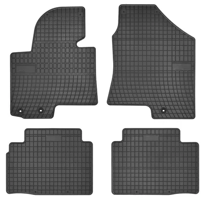 Obrázek produktu pro Gumové autokoberce pro na míru pro Kia Sportage III (2010-2015, SUV) černé, sada 4 ks, s úchyty