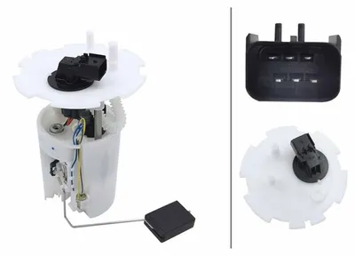 Obrázok produktu pre Elektrická 6-pólová jednotka na čerpanie paliva HELLA pre napr. CHEVROLET LACETTI