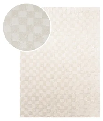Image de Volero - Tapis Japandi - Yori Damier Crème - 160x230cm