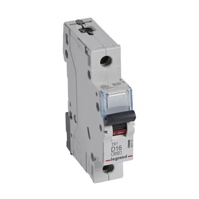 Obrázek produktu pro Legrand TX3, Miniaturní obvodový jistič, Typ D, IP20, 240 - 415 V
