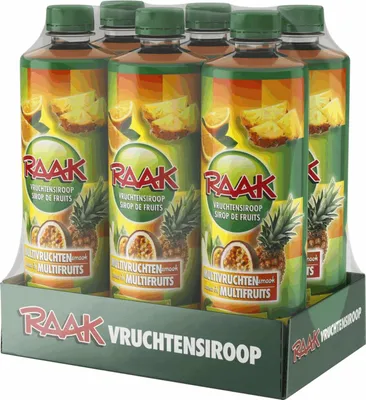 Immagine prodotto di Sciroppo di frutta Raak Multifrutta (6 x 750 ml)