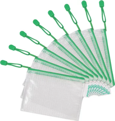 Productafbeelding van tarifold Reiáverschlusstasche ZIPPER, DIN A6, PVC, grn