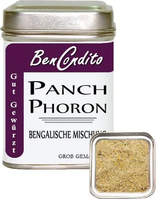 Produktbild von Panch Phoron Gewürz 100 Gr. Dose
